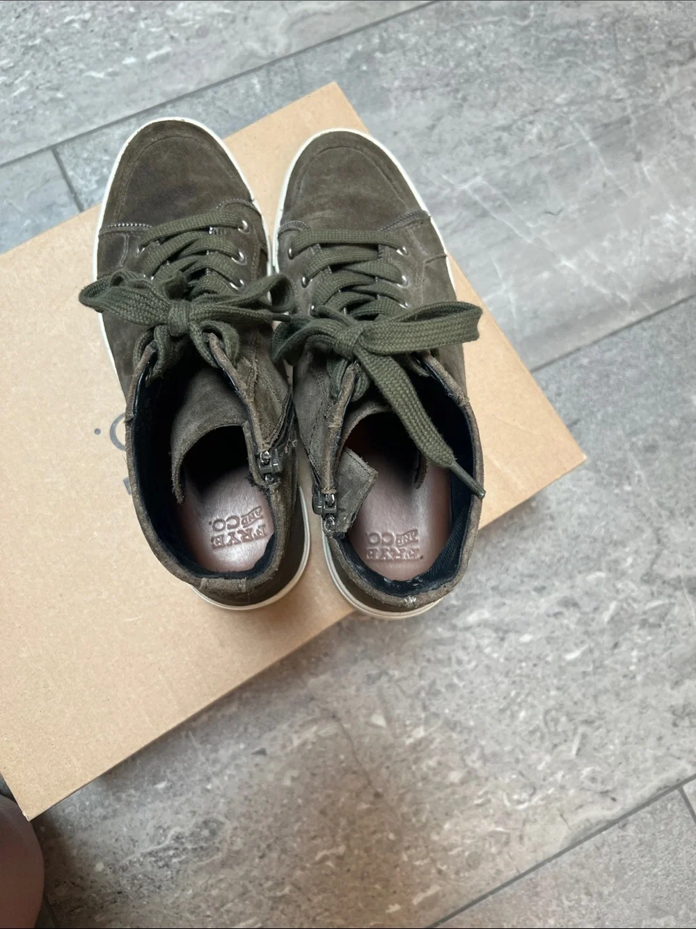 Frye And Co. Sunday Moto High Sneakers